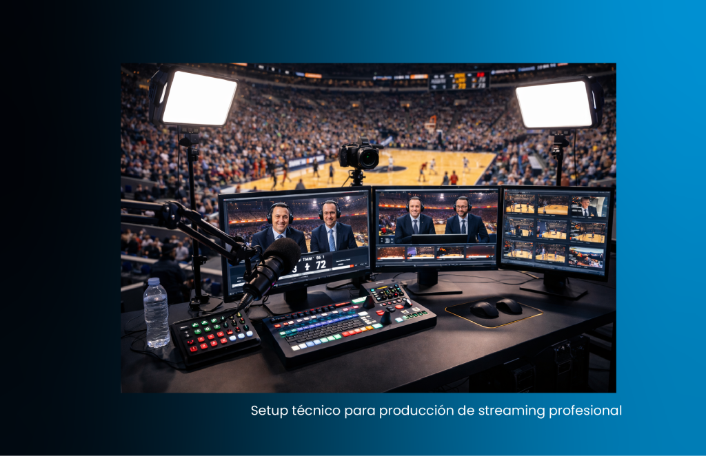 producción de eventos en streaming